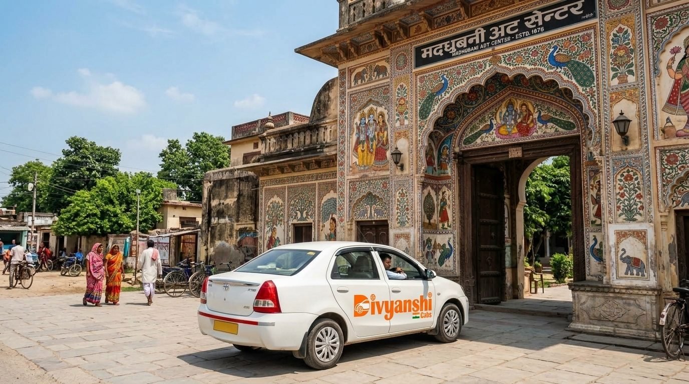Divyanshi Cab Service in Madhubani Mithila Art Heartland