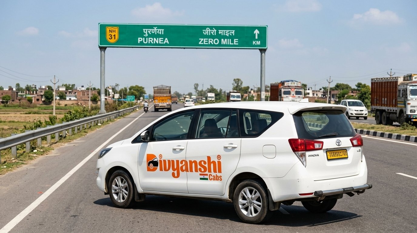 Divyanshi Cab Service in Purnea Zero Mile and Highways